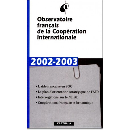 RAPPORT 2002/2003