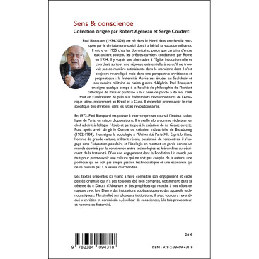 Paul Blanquart. Testament spirituel d'un militant de la fraternité